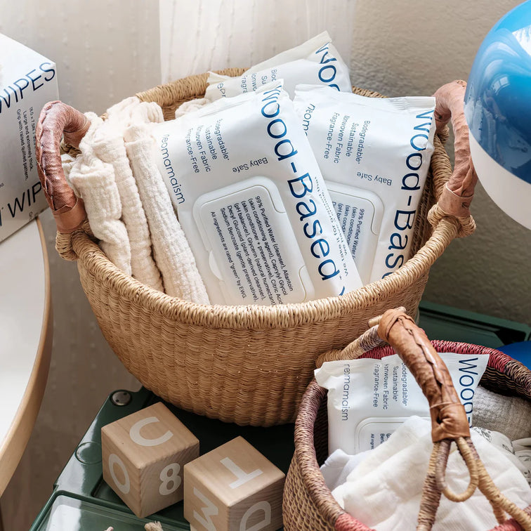 Wood-Based WIPES  60枚入り(4Pack)