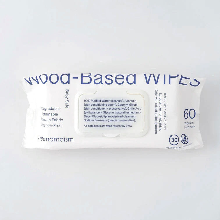 Wood-Based WIPES  60枚入り(1Pack)